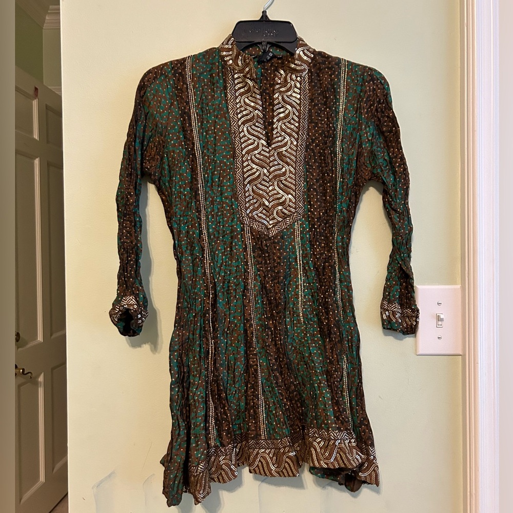 Zola Indian Kurti Kurta Tunic Top | Girls XL